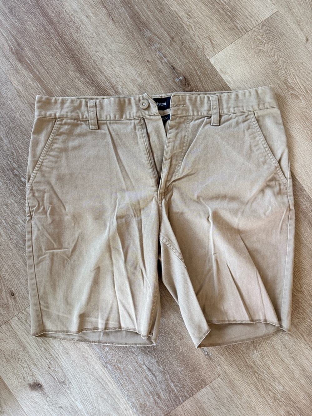 Brixton Tan Flat Front Men’s Shorts
